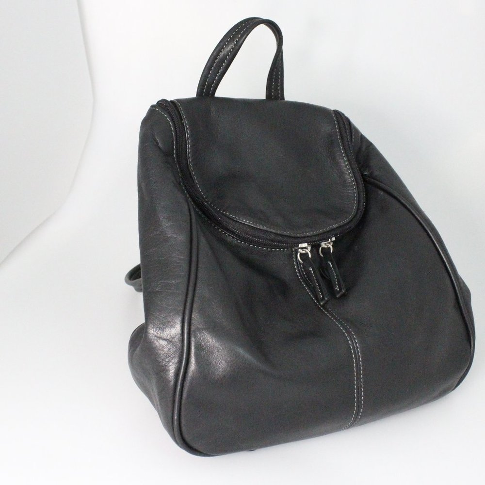 Leather Tiganello Backpack Purse